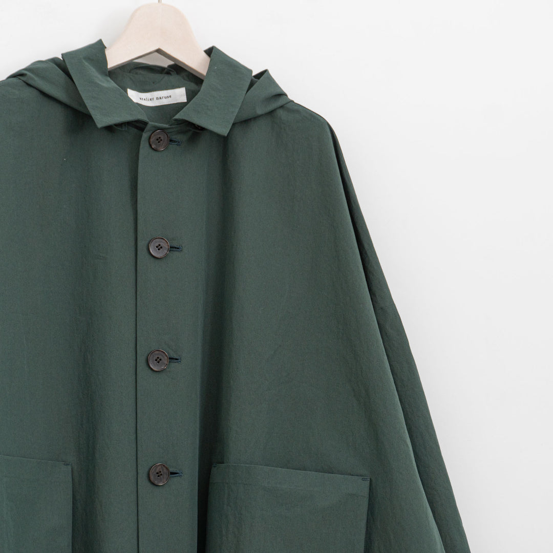atelier naruse /WOMEN　cotton nylon taffeta hooded coat na-f04063