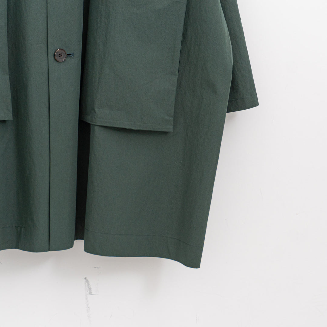 atelier naruse /WOMEN　cotton nylon taffeta hooded coat na-f04063