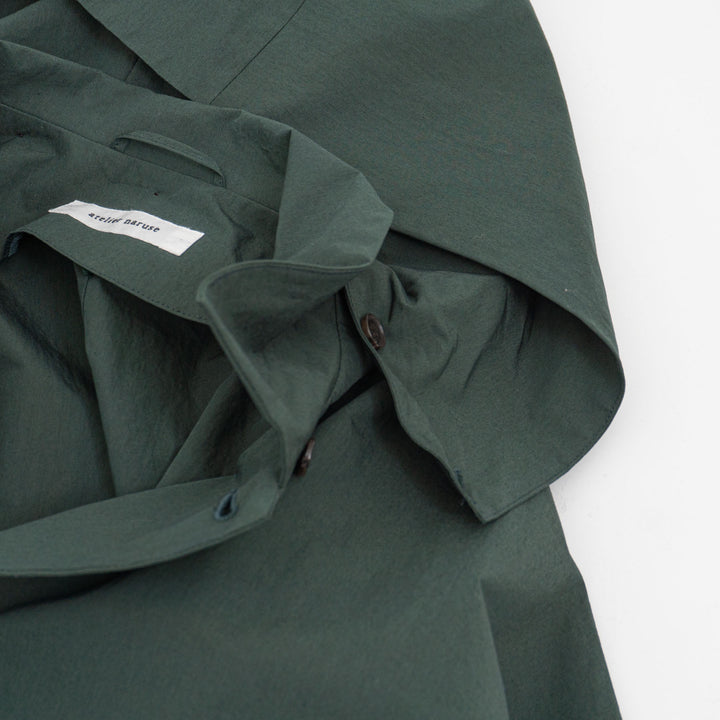 atelier naruse /WOMEN　cotton nylon taffeta hooded coat na-f04063