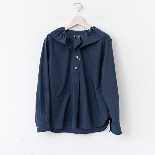 MARGARET HOWELL｜WOMEN　SUPERFINE COTTON 5785153009-suomi（114.DARK BLUE）