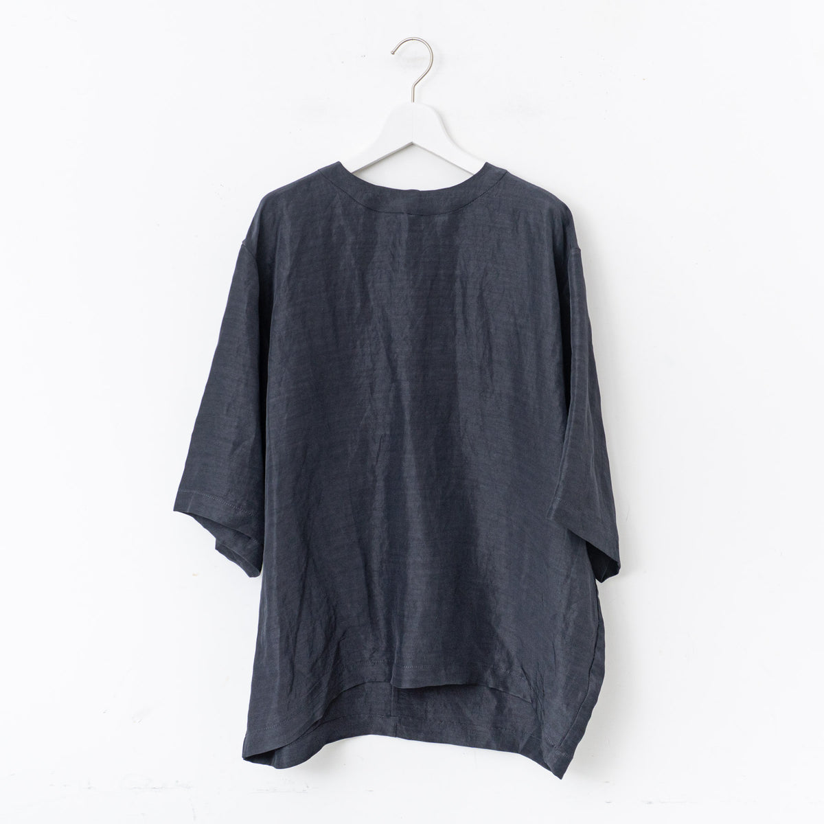 nonnotte｜MEN　Draping Half Sleeve Pullover Shirt N-25S-052