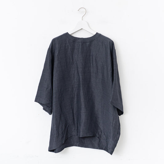 nonnotte｜MEN　Draping Half Sleeve Pullover Shirt N-25S-052