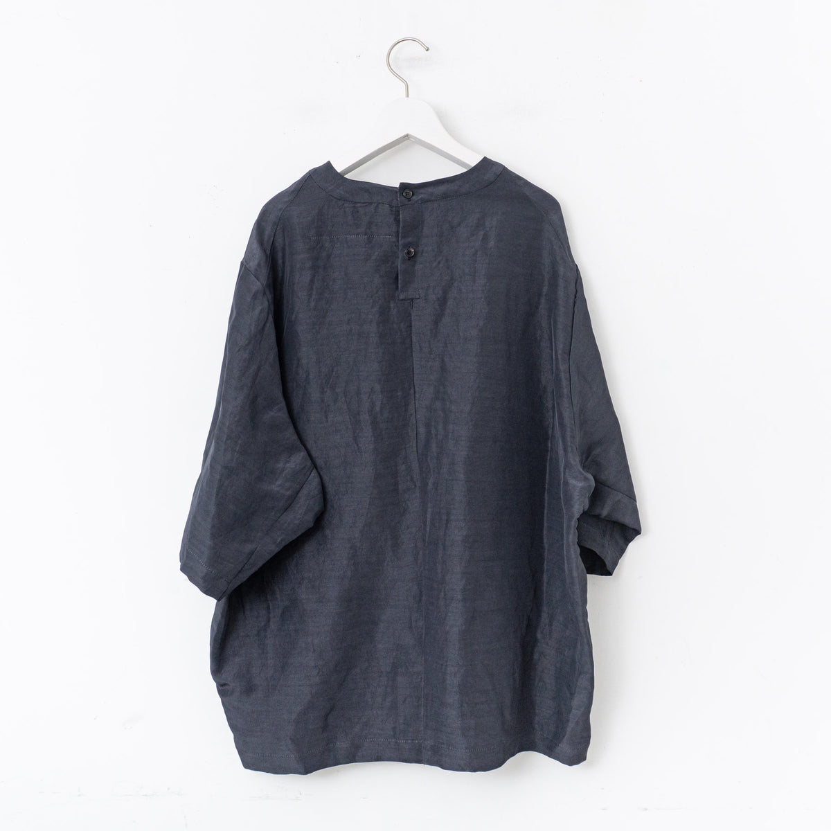 nonnotte｜MEN　Draping Half Sleeve Pullover Shirt N-25S-052