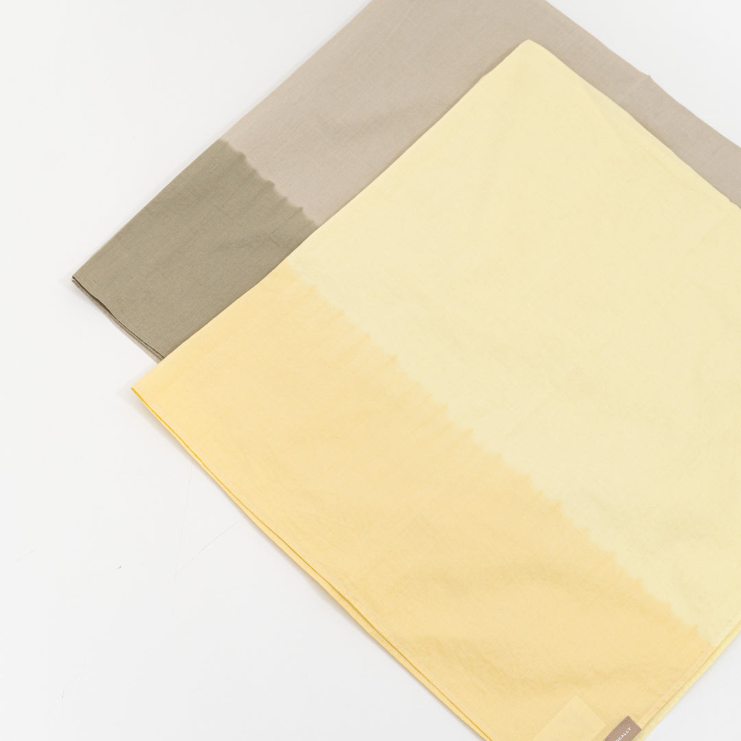 LOCALLY/　cotton/linen tie over dye scarf 02373