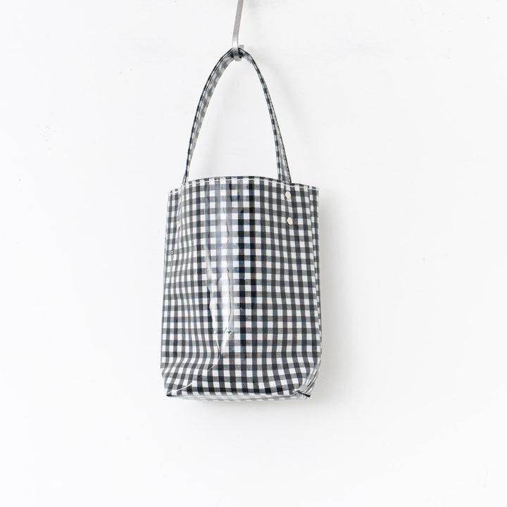 TEMBEA/　BAGUETTE TOTE MINI CLEAR col.GINGHAM/BLACK