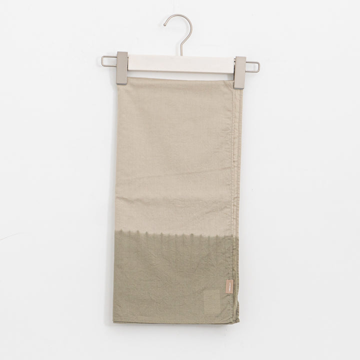 LOCALLY/　cotton/linen tie over dye scarf 02373