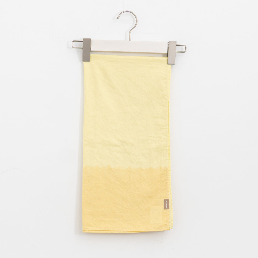 LOCALLY/　cotton/linen tie over dye scarf 02373