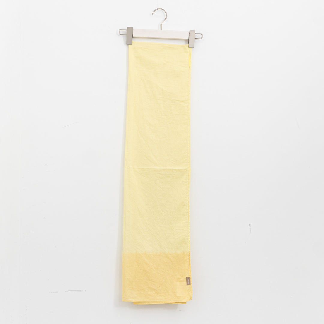 LOCALLY/　cotton/linen tie over dye scarf 02373