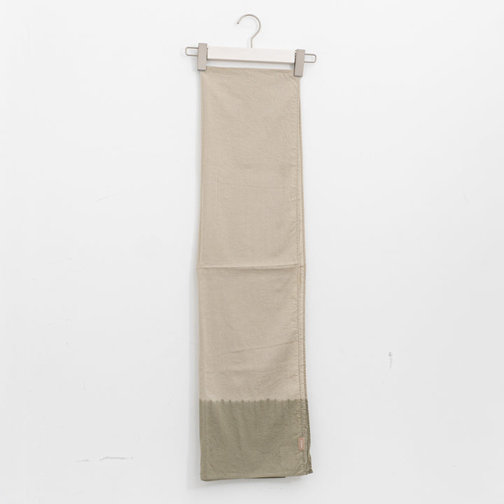 LOCALLY/　cotton/linen tie over dye scarf 02373