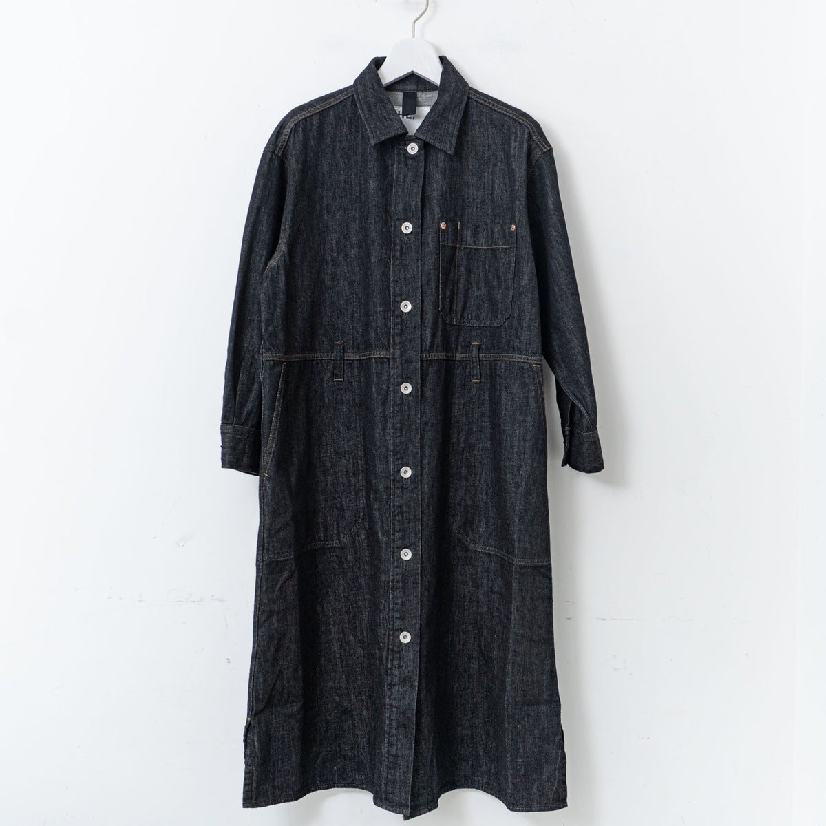 MHL.｜WOMEN　CANTON LIGHT DENIM BLACK 595-5158503 size.36-S