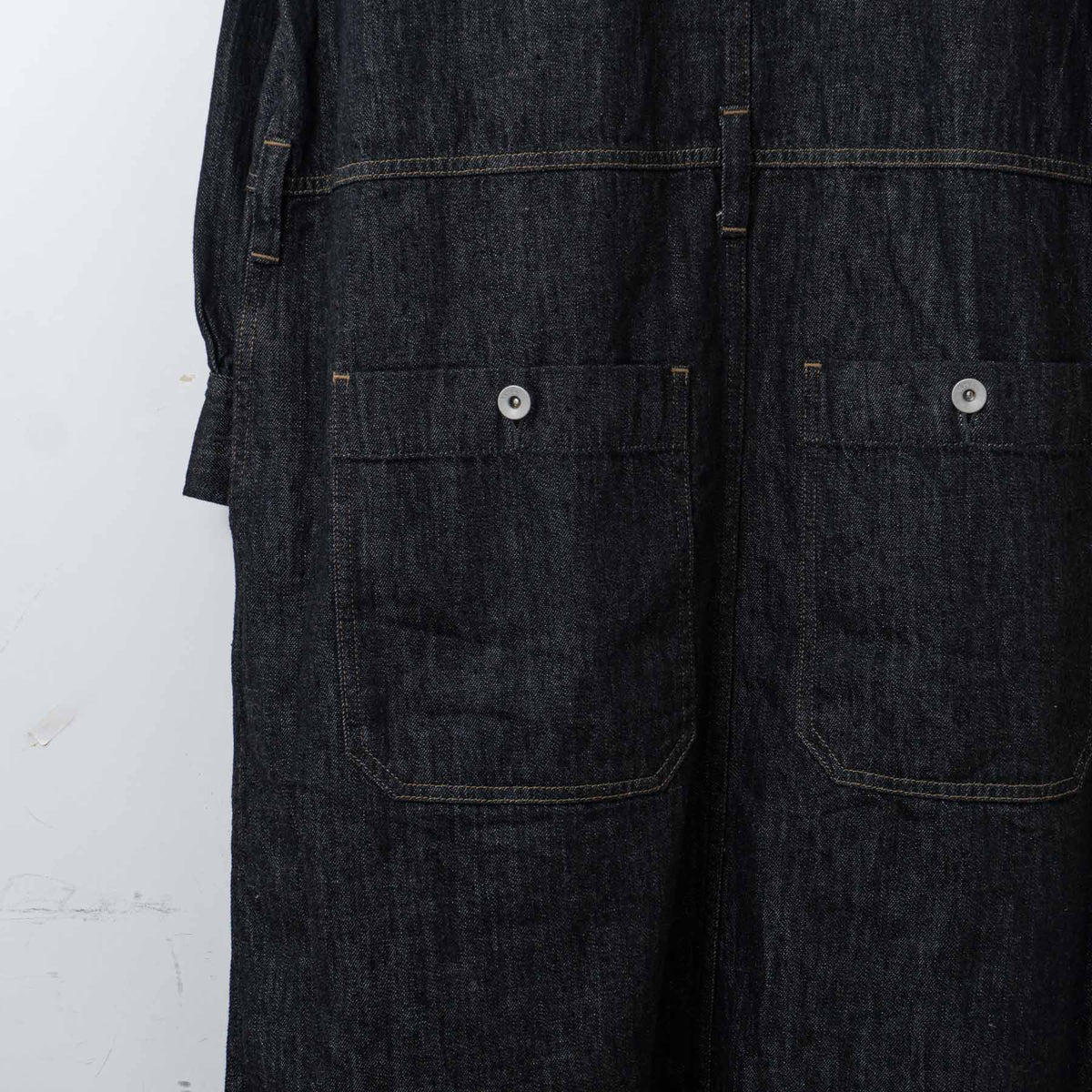 MHL.｜WOMEN　CANTON LIGHT DENIM BLACK 595-5158503 size.36-S