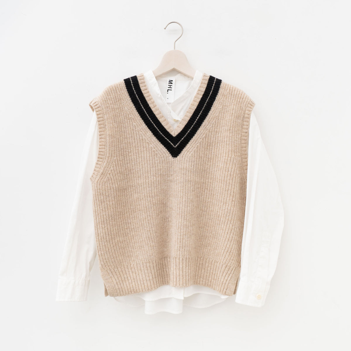 MHL.｜WOMEN　TOUGH WOOL RIB
