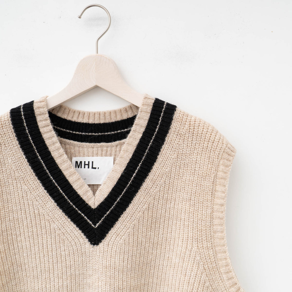 MHL.｜WOMEN　TOUGH WOOL RIB