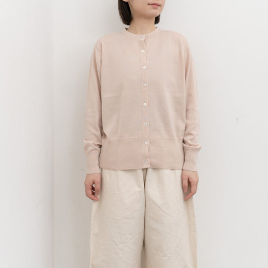 homspun｜WOMEN ソフトコンパクトヤーンクルーカーディガン 261-7841