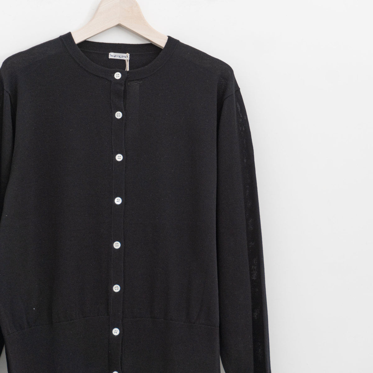 homspun｜WOMEN ソフトコンパクトヤーンクルーカーディガン 261-7841