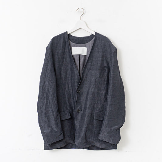 nonnotte｜MEN　Draping No Collar 2B N Jacket N-25S-044
