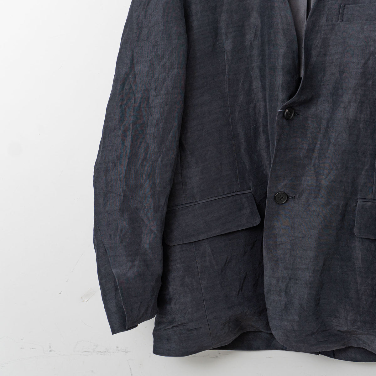 nonnotte｜MEN　Draping No Collar 2B N Jacket N-25S-044