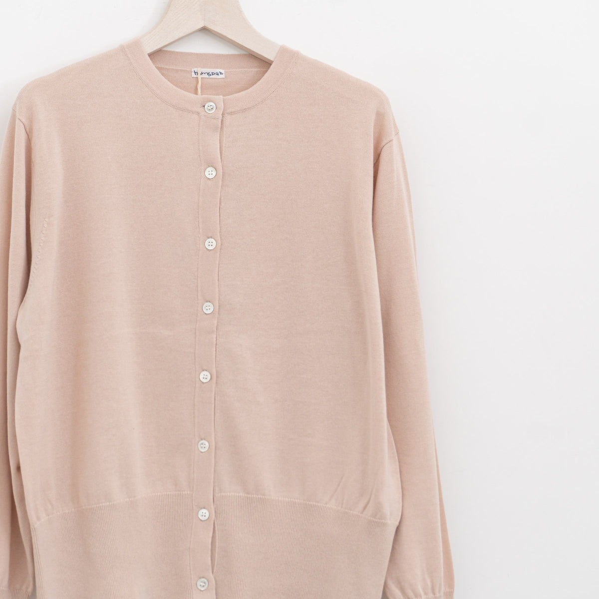 homspun｜WOMEN ソフトコンパクトヤーンクルーカーディガン 261-7841