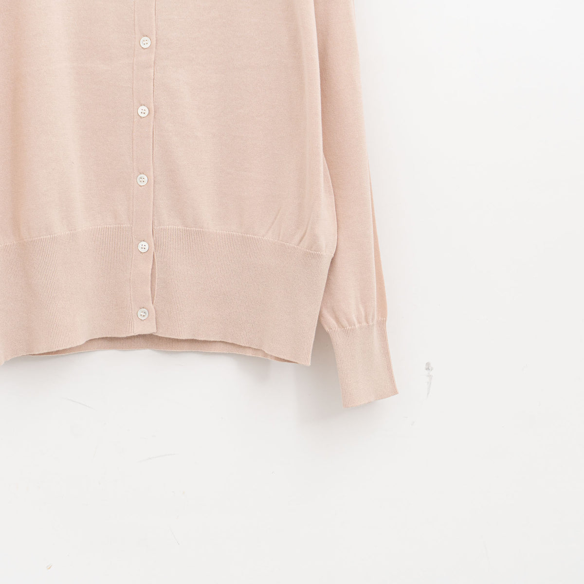 homspun｜WOMEN ソフトコンパクトヤーンクルーカーディガン 261-7841