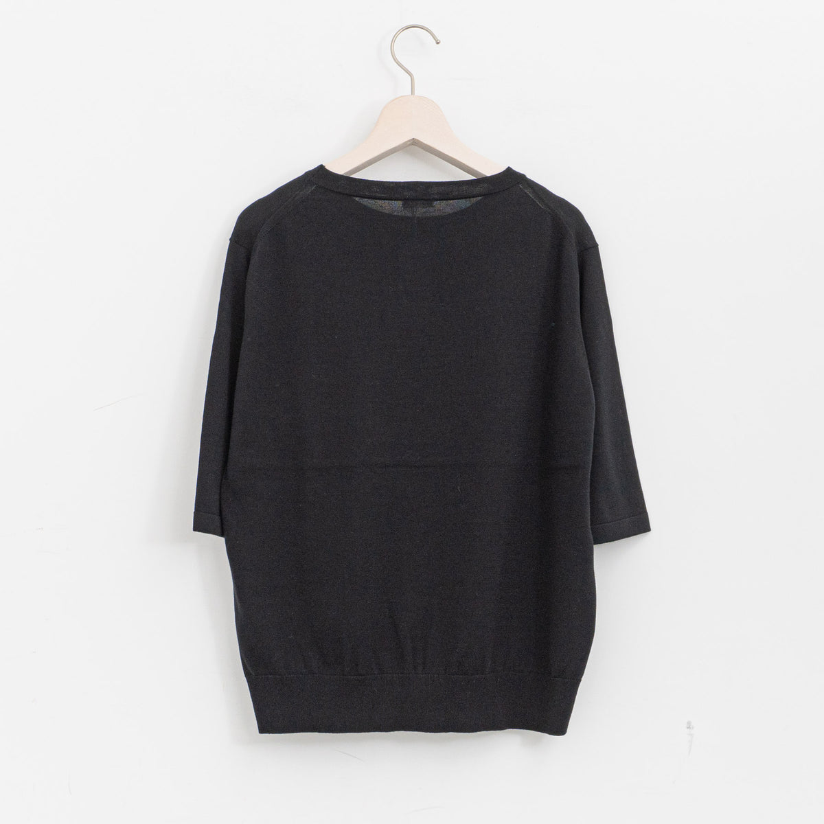 homspun｜WOMEN ソフトコンパクトヤーン 半袖プルオーバー 261-7840