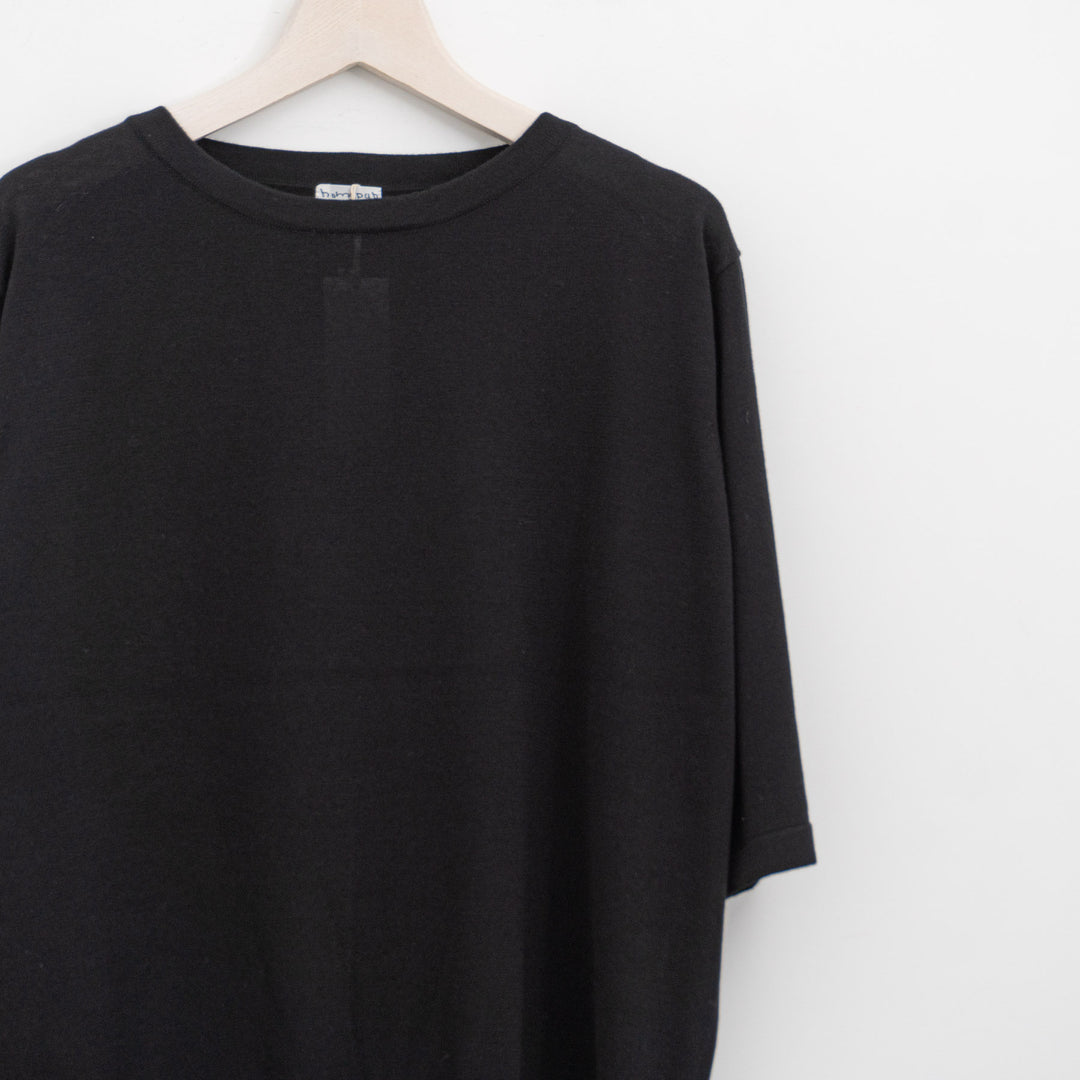 homspun/WOMEN ソフトコンパクトヤーン 半袖プルオーバー 261-7840