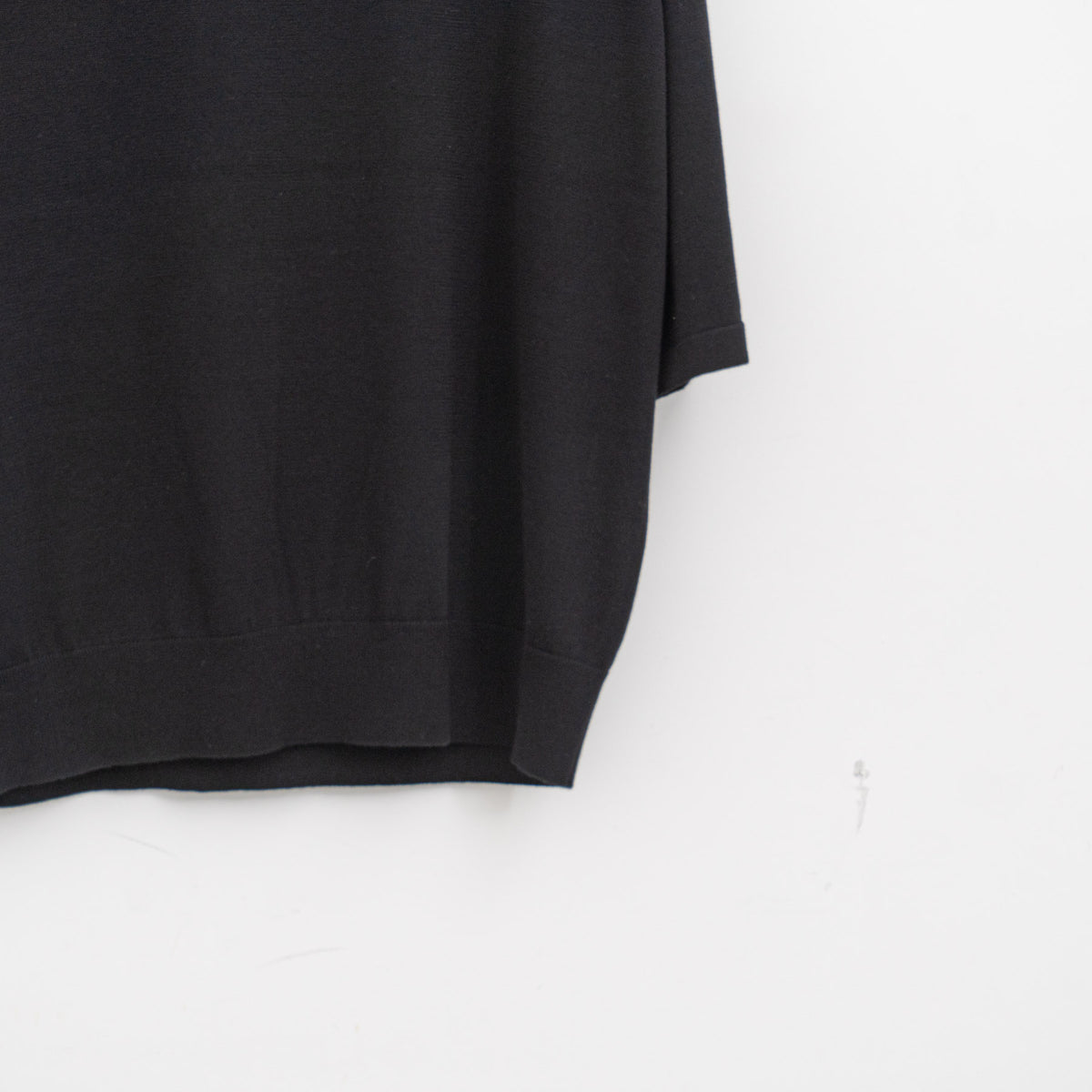 homspun｜WOMEN ソフトコンパクトヤーン 半袖プルオーバー 261-7840