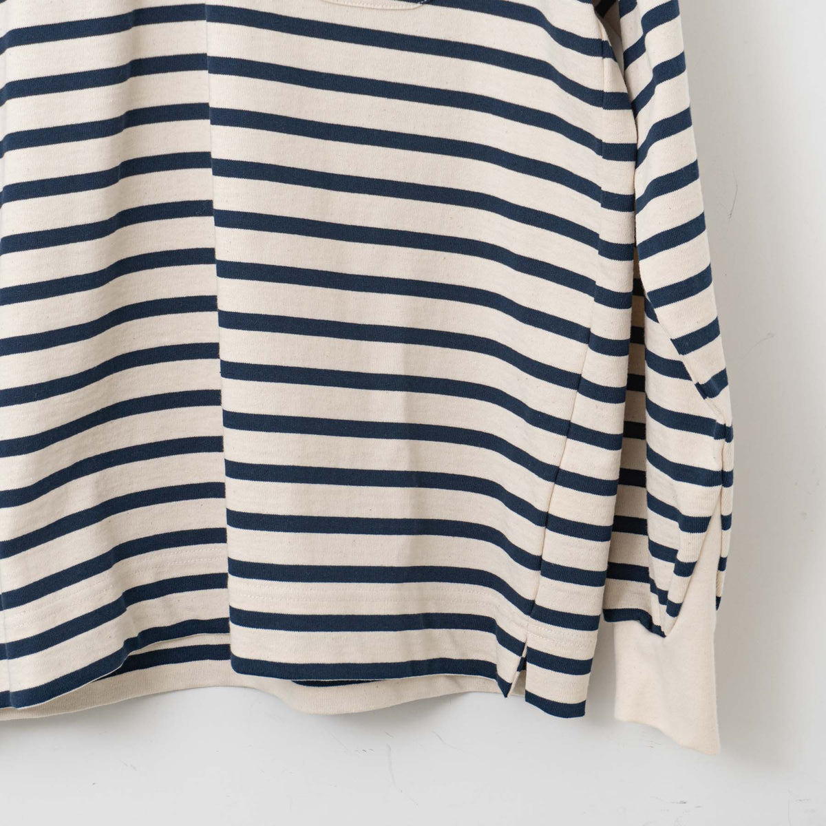 SCYE BASICS｜MEN　Striped Cotton Jersey Mock Neck T-Shirt 5724-23705