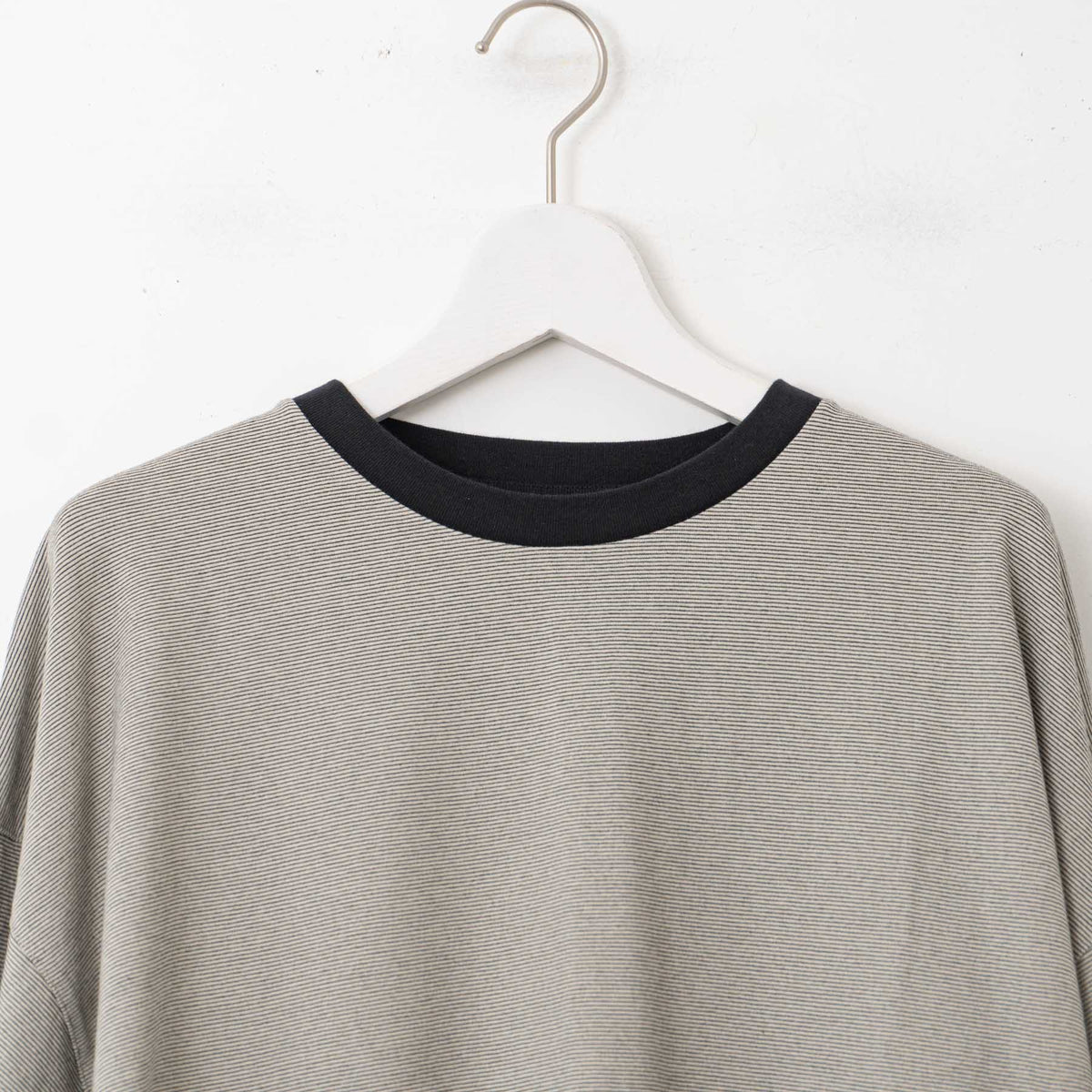 KAPTAIN SUNSHINE｜UNISEX　Hard Twisted Stripe Jersey L/S Tee