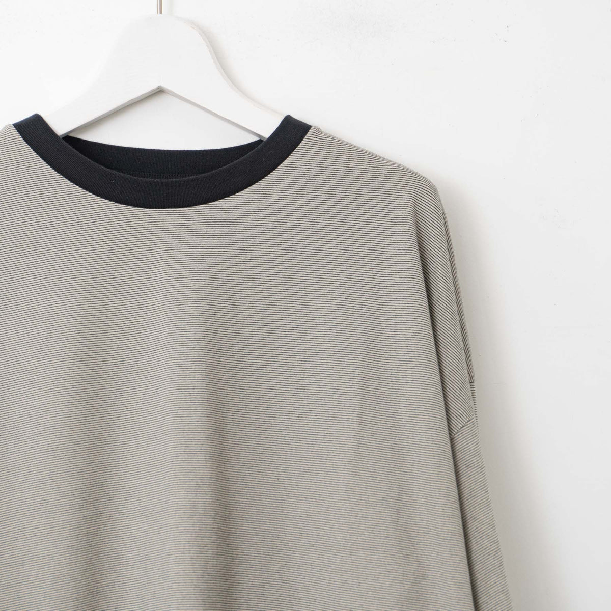 KAPTAIN SUNSHINE｜UNISEX　Hard Twisted Stripe Jersey L/S Tee