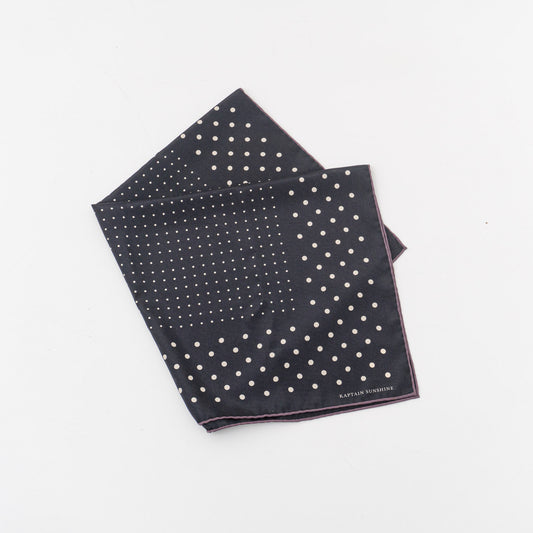 KAPTAIN SUNSHINE｜Silk Dot Bandana Scarf KSSGD05