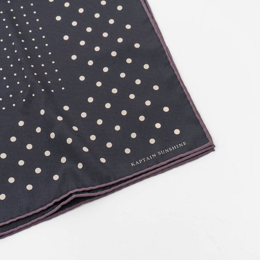 KAPTAIN SUNSHINE｜Silk Dot Bandana Scarf KSSGD05