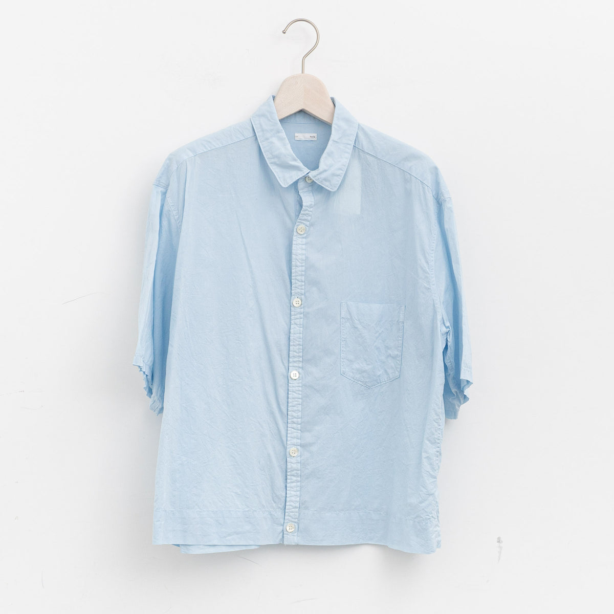 holk｜short sleeve shirt 038（light blue）