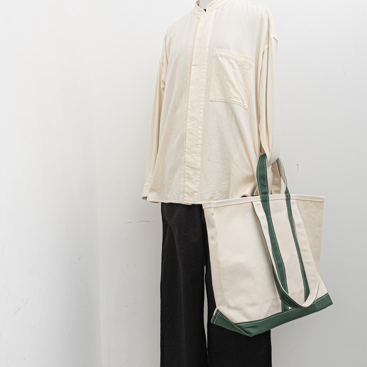 TEMBEA｜MARKET TOTE col.NATURAL/GREEN