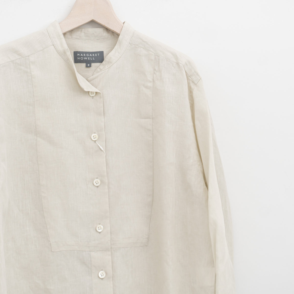 MARGARET HOWELL｜WOMEN　SHIRTING LINEN SHIRT　578-6153211-suomi
