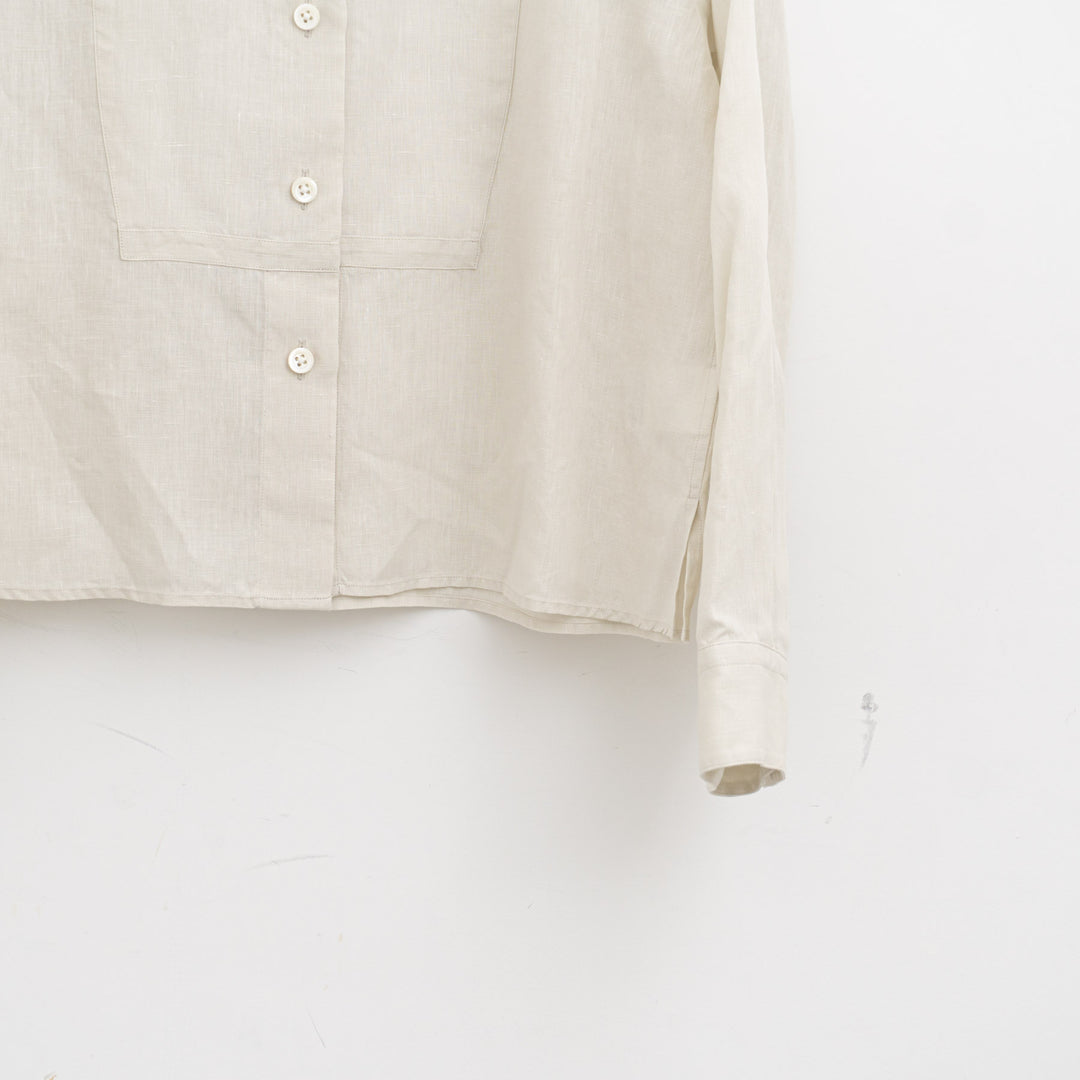 MARGARET HOWELL /WOMEN　SHIRTING LINEN SHIRT　578-6153211-suomi