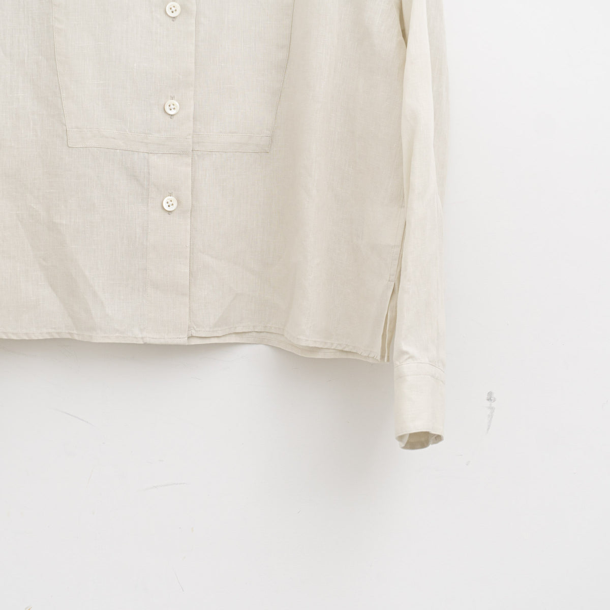 MARGARET HOWELL｜WOMEN　SHIRTING LINEN SHIRT　578-6153211-suomi