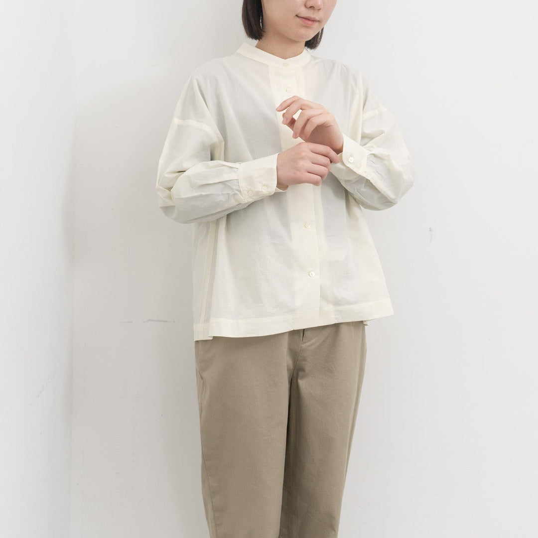 TAYUTAU/　バンドカラーシャツY319059　