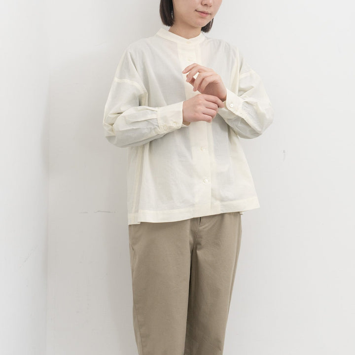 TAYUTAU/　バンドカラーシャツY319059　