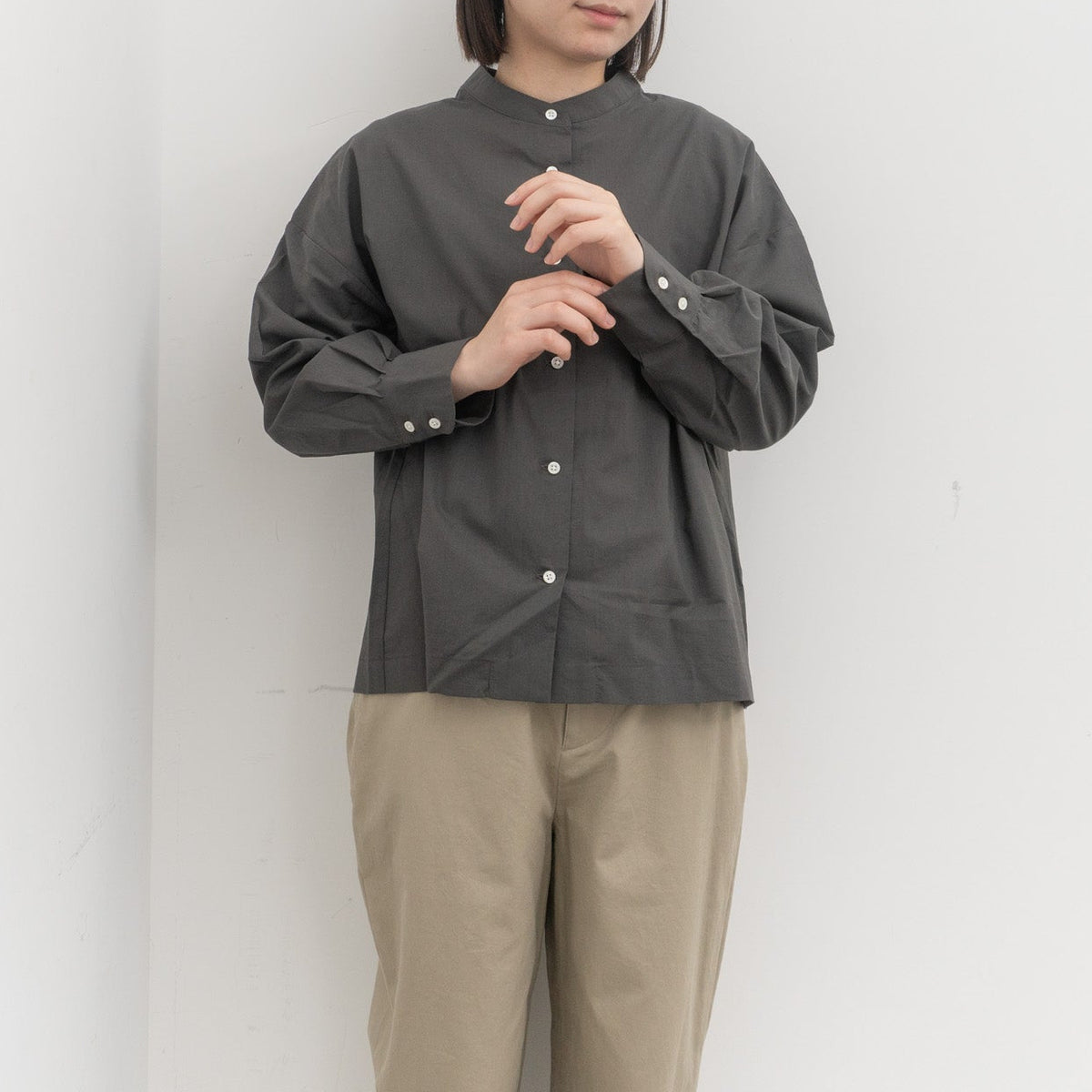 TAYUTAU｜バンドカラーシャツY319059　