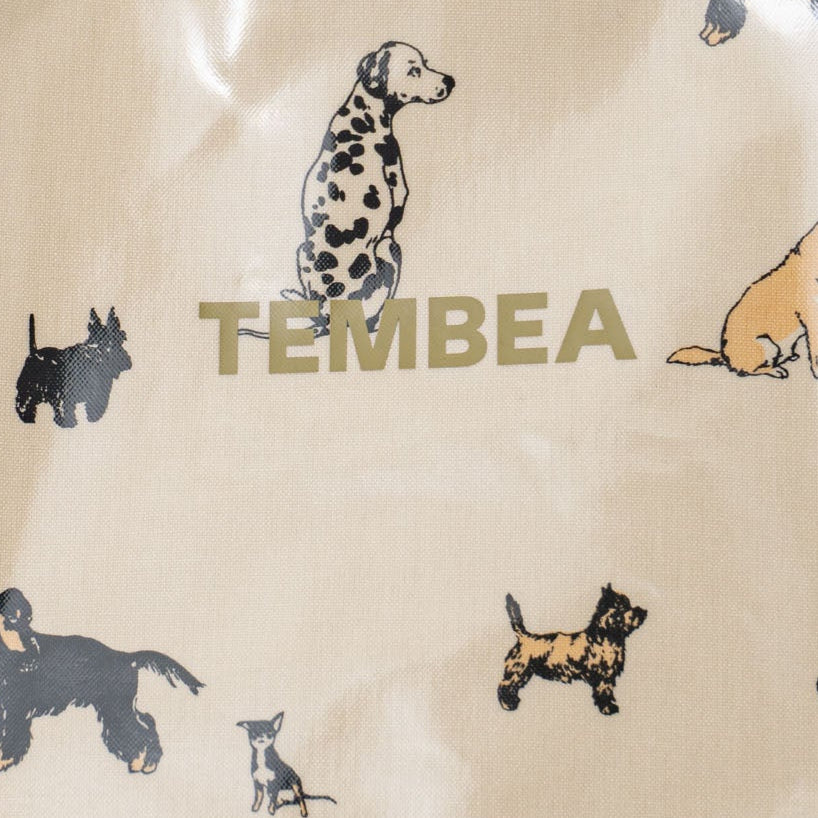 【7月下旬入荷・予約販売・数量限定】TEMBEA/　巾着 POCHETTE  col.HAUS ORIGINAL LT-BEIGE DOG1