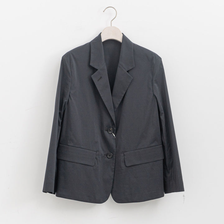 MARGARET HOWELL /WOMEN　FINE STRIPE COTTON SILK JACKET 5786120203-H
