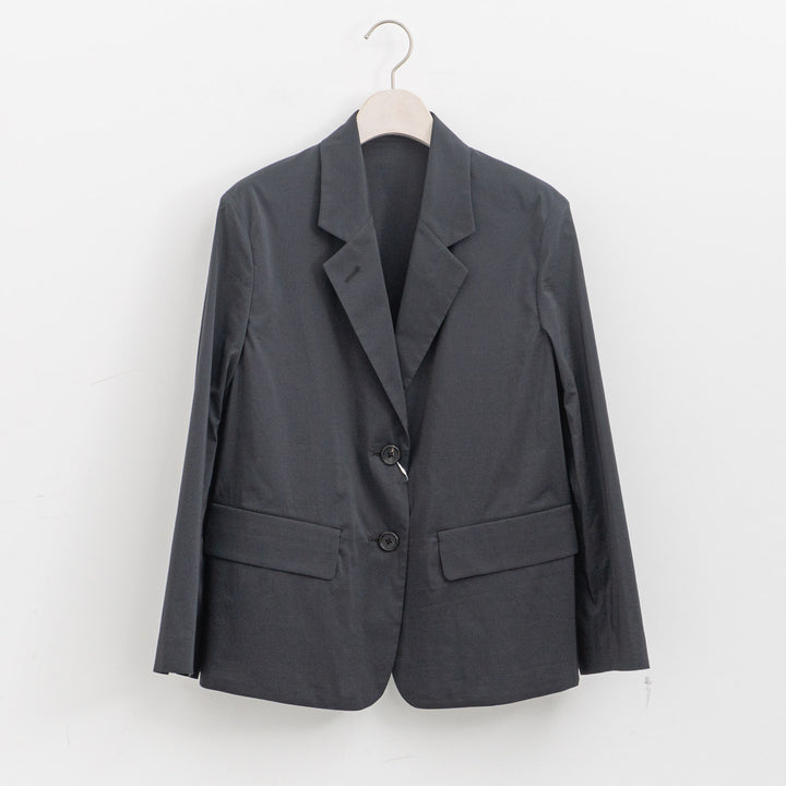 MARGARET HOWELL /WOMEN　FINE STRIPE COTTON SILK JACKET 5786120203-H