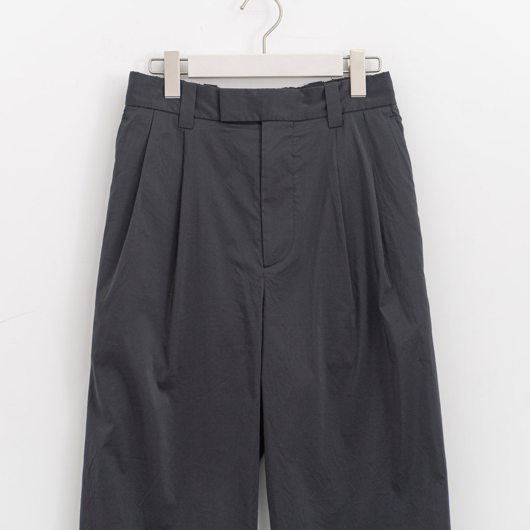 MARGARET HOWELL /WOMEN　FINE STRIPE COTTON SILK TROUSERS 5786143205-H