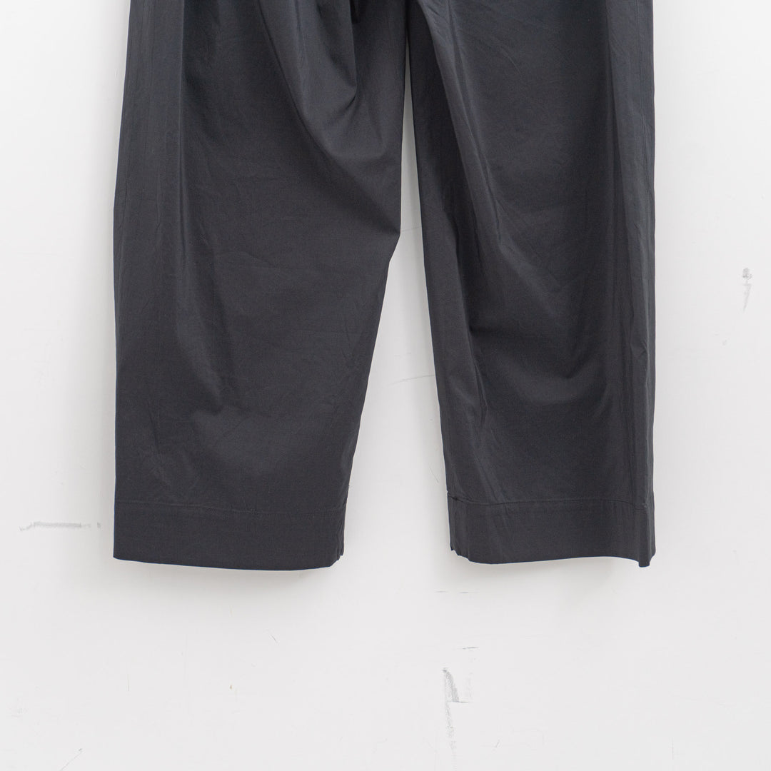 MARGARET HOWELL /WOMEN　FINE STRIPE COTTON SILK TROUSERS 5786143205-H