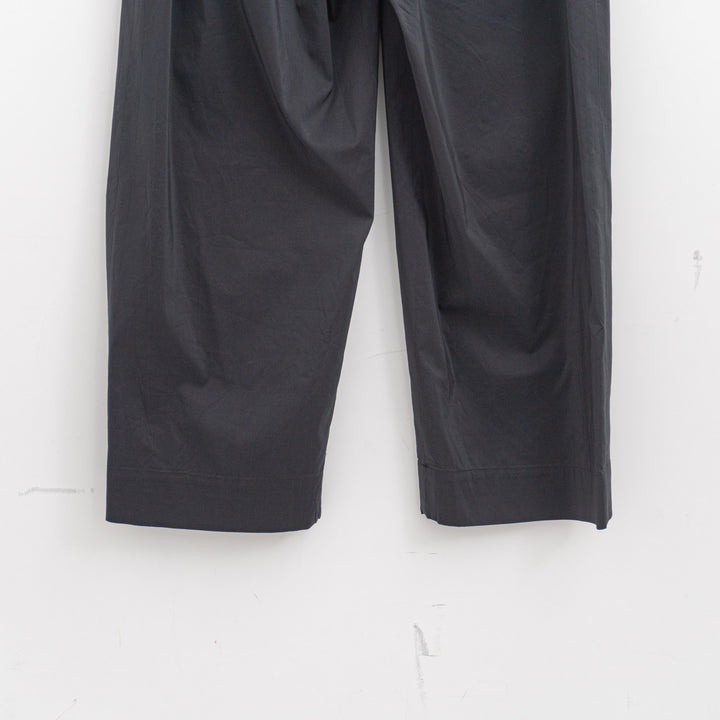 MARGARET HOWELL /WOMEN　FINE STRIPE COTTON SILK TROUSERS 5786143205-H