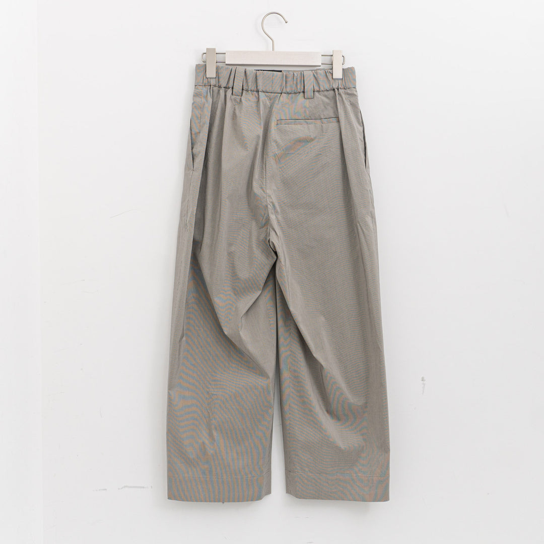 MARGARET HOWELL /WOMEN　FINE STRIPE COTTON SILK TROUSERS 5786143205-H