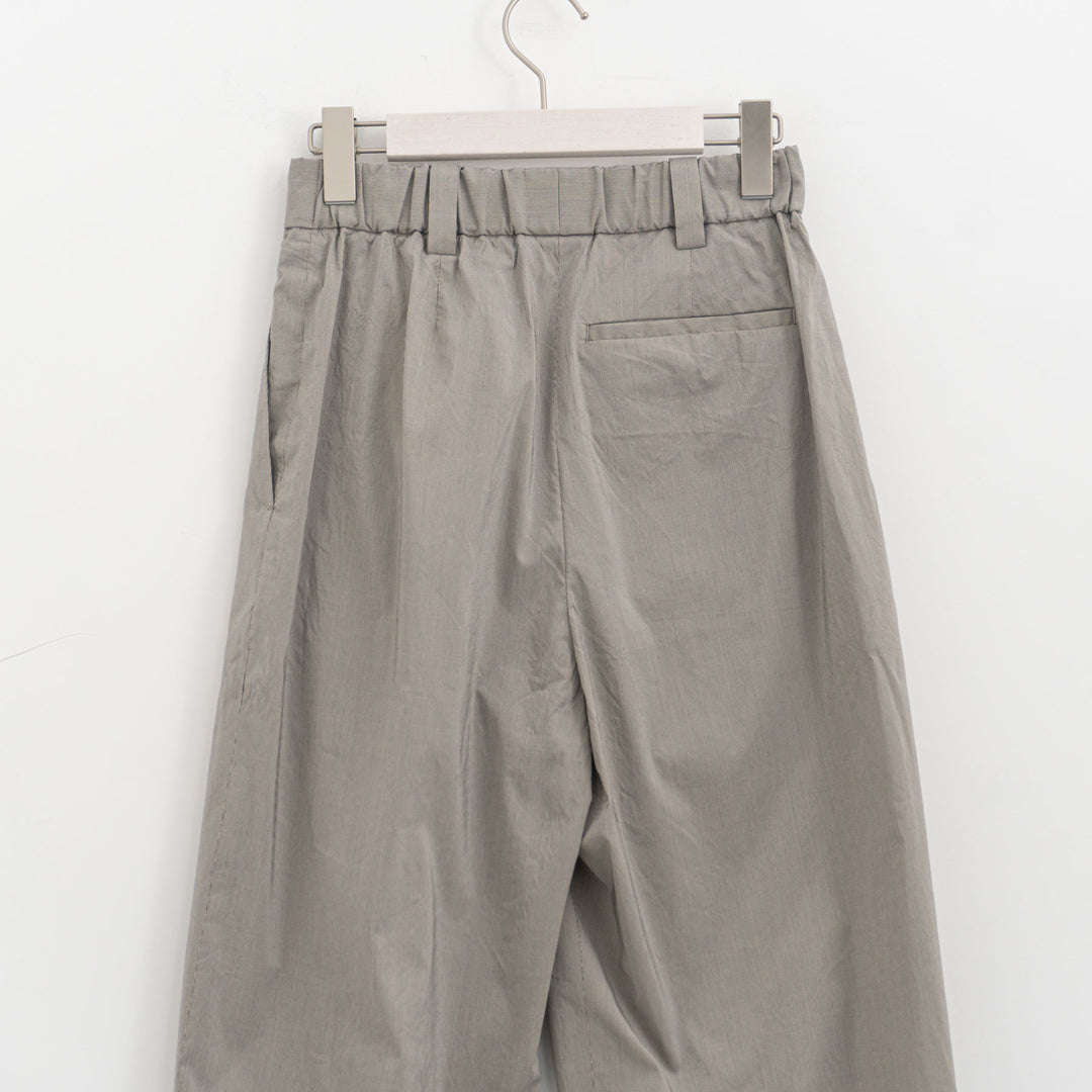 MARGARET HOWELL /WOMEN　FINE STRIPE COTTON SILK TROUSERS 5786143205-H
