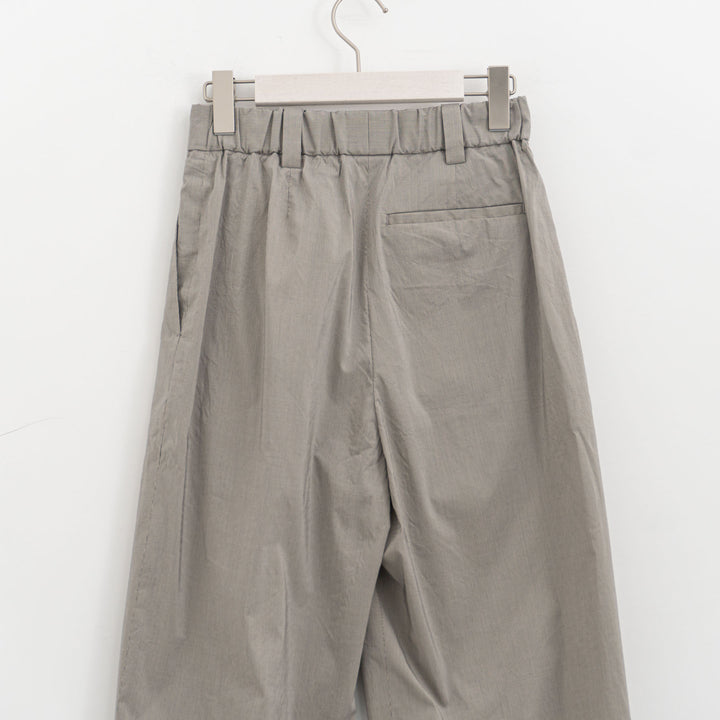MARGARET HOWELL /WOMEN　FINE STRIPE COTTON SILK TROUSERS 5786143205-H