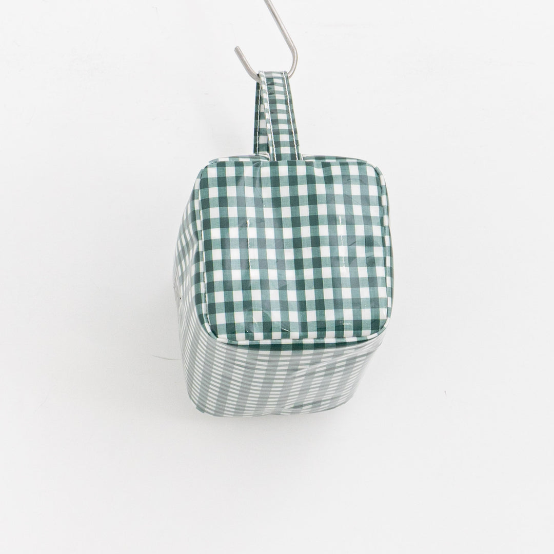 TEMBEA/　BRICK BAG col.GINGHAM GREEN