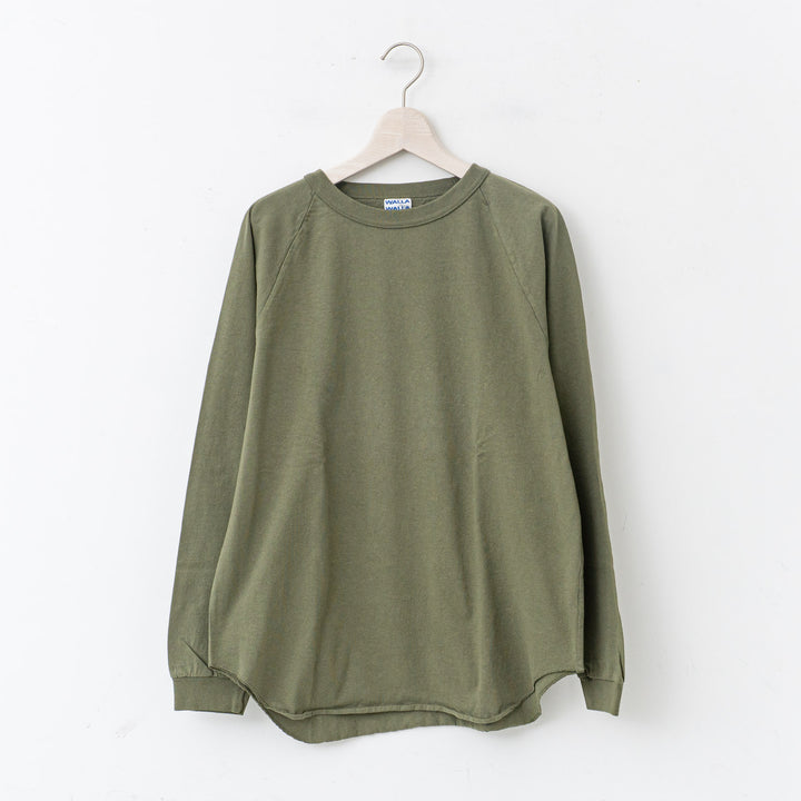 WALLA WALLA SPORT/　L/S LOOSE BASEBALL TEE　サイズ確認必要